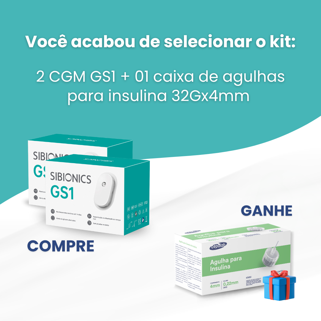 SIBIONICS CGM GS1 - Sistema de monitoramento contínuo de glicose
