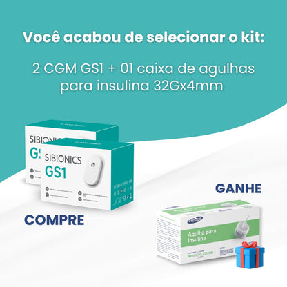 SIBIONICS CGM GS1 - Sistema de monitoramento contínuo de glicose